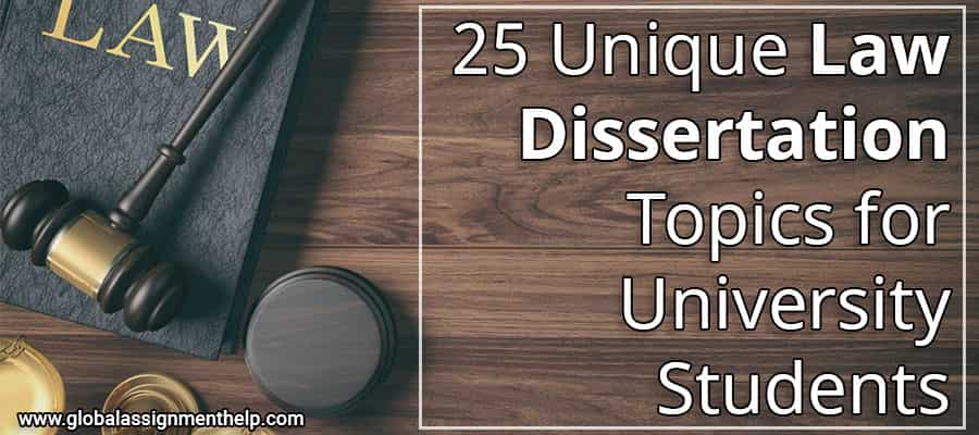 List of Interesting Dissertation Topics